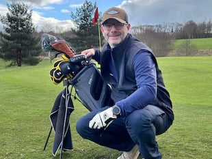 Golfer sets himself a marathon challenge