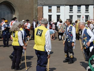 Morris Sides arrive for annual Forest of Dean Morris Festival
