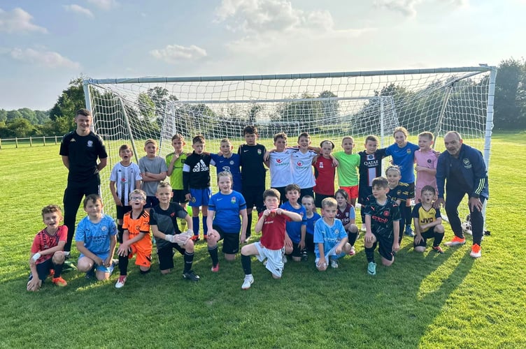 Youngsters joined former Arsenal star David Hillier for a coaching session