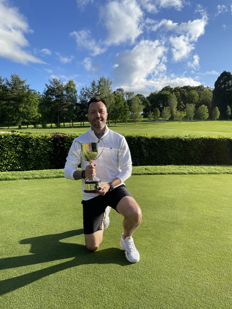 Nick Day won the Farr Scratch Cup Open at Ross Golf Club for the third time. Photo: Ross GC
