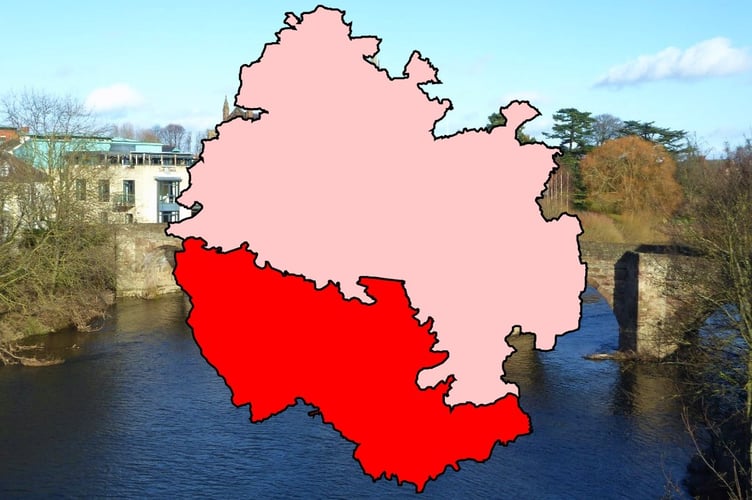 A new poll shows the Tory vote being squeezed in Herefordshire