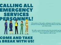 Care home gives back to local emergency services