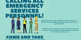 Care home gives back to local emergency services