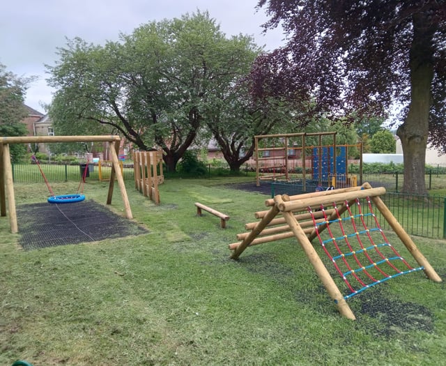 New equipment installed at Dean Hill Play Park