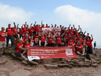 Firefighters complete community challenge to remember colleague