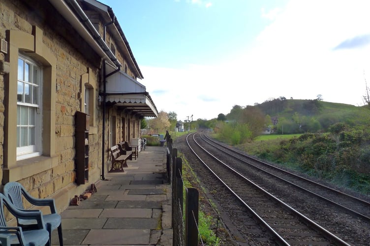 View of station buildings