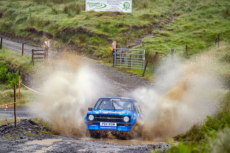 Ben Friend and Cliffy Simmons made a splash in the Grooms Garages Sweetlamb time-trial
