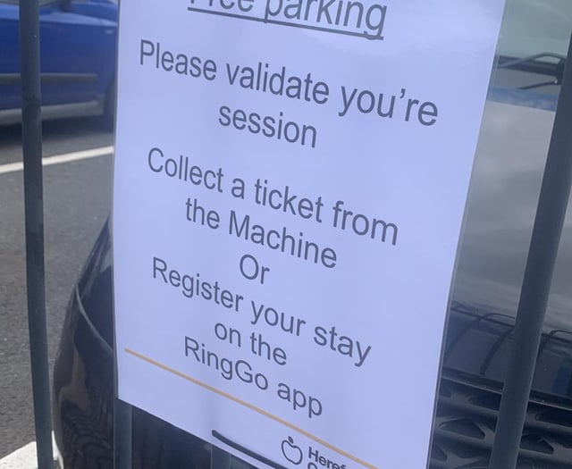 Free parking is now on offer in Ross