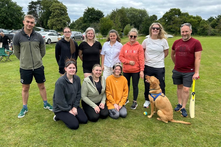 The Drummonds team the Ross Women's and Girl's Cricket Tournament