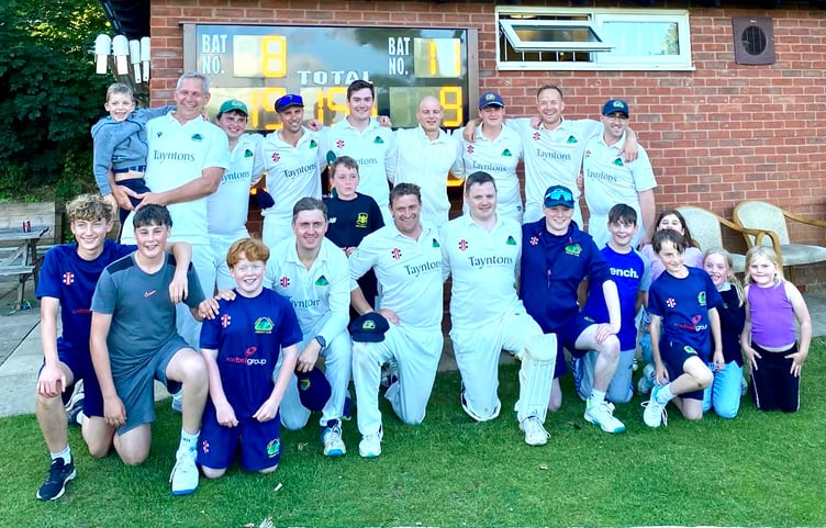 Aston are through to the last 8 of the Village Knock-Out Cup. Photo: Aston Ingham CC