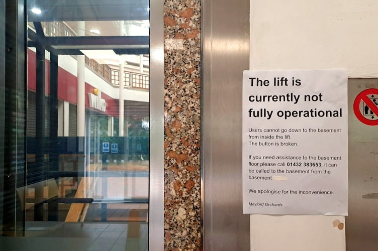 The Maylord lift has been shut for weeks