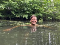 An insight to the man who popularised wild swimming