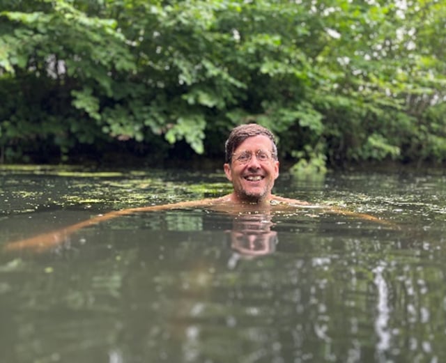 An insight to the man who popularised wild swimming