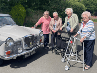 Classic cars on show at care home 