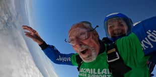 Yorkley man’s skydive fundraiser reaches over £3000 for Macmillian 