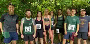 Runners blaze a trail down the Wye
