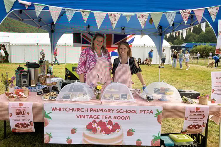 The PTFA's vintage tea room at the Show