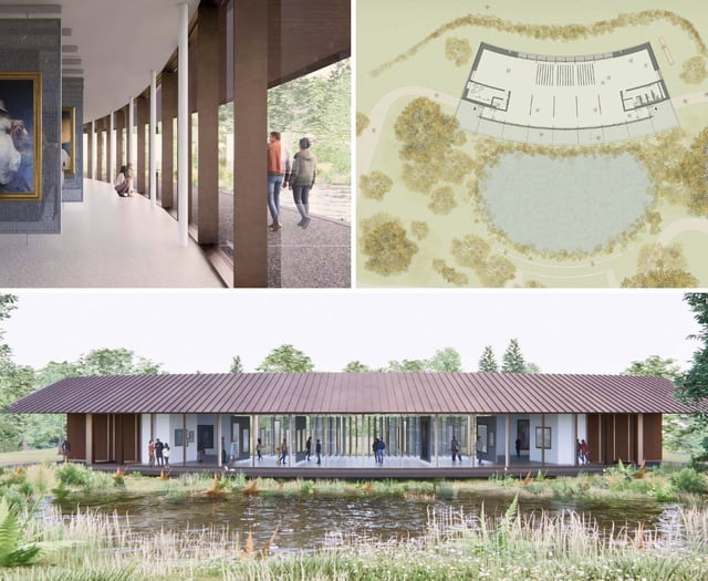 New gallery building proposed at historic manor house