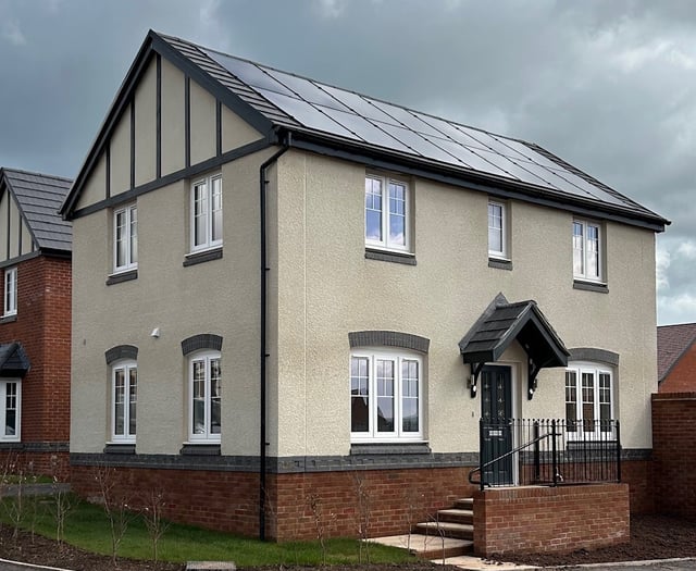 House builder scores top marks for energy efficient new homes