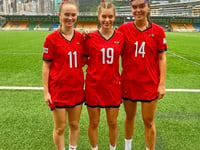 Lacrosse trio net seventh at World U20s
