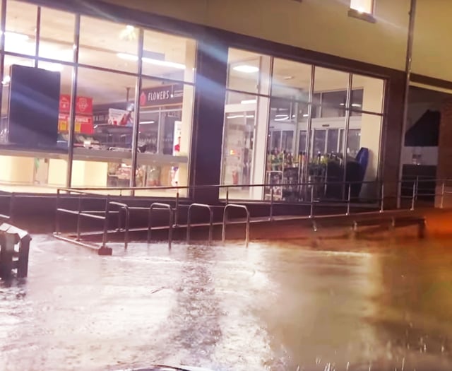 Hairdresser bemoans ‘blocked drains’ as flooding strikes town again