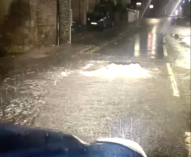 Drainage system struggled to cope with volume of flood water
