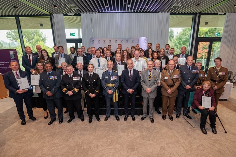 Armed Forces Covenant silver awards, National Memorial Arboretum.  credit:  leeboswellphotography.com


