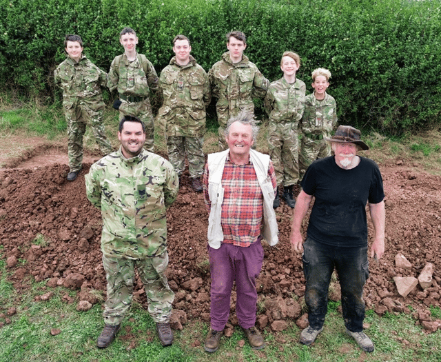 Army cadets help archaeologists investigate ancient hillfort