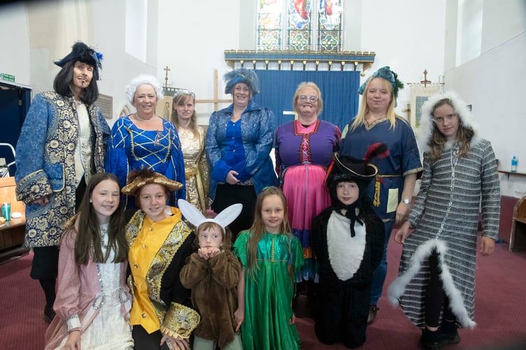 The Wesley Players perfomed scenes from their 2024 production of Puss in Boots and from next year's show, Snow White.