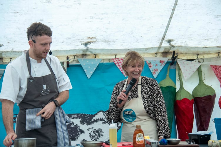 Speech House Hoel head chef Gareth Jenkins and 