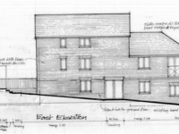 Approval for five one-bed apartments for non-car owning occupants