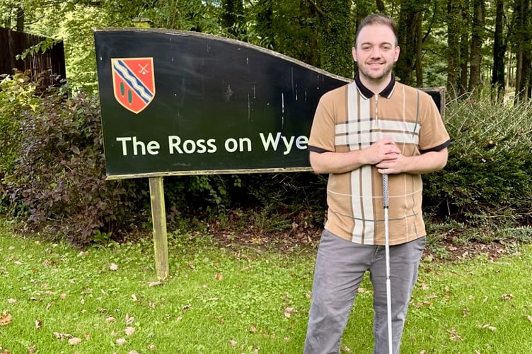 Harvey Hancock had a superb round to win Ross Golf Club's Winston Wildsmith Salver. Photo: Ross GC