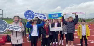 Hundreds of pupils attend county sporting event