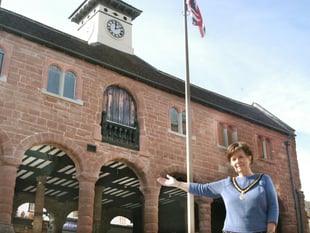 Ross celebrates the return of the Market House