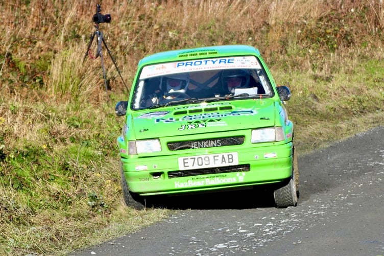 Nigel and Karen Jenkins secured the BTRDA Bronze Star 1400 championship for the second year running with class victory in the Visit Conway Cambrian Rally