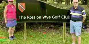 Christine and Tony prove perfect couple on the course