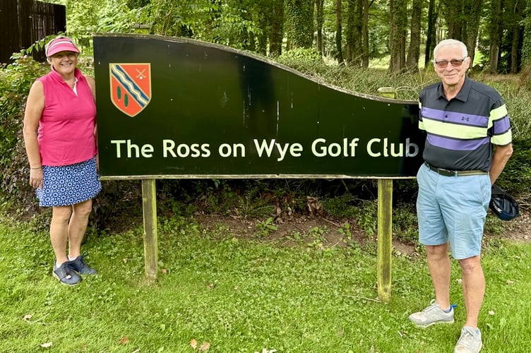 Ross Golf Club's Christine and Tony Morris proved the perfect combination on the golf course 