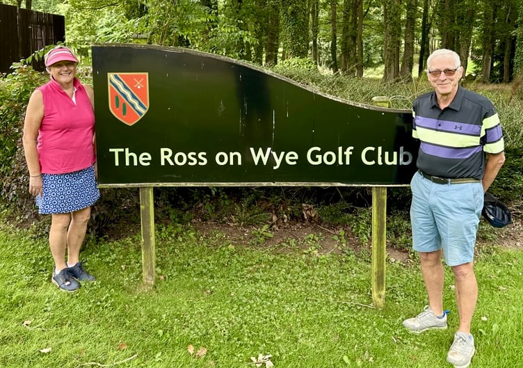 Ross Golf Club's Christine and Tony Morris proved the perfect combination on the golf course