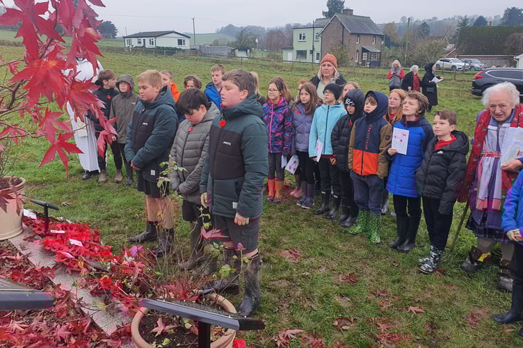 Wreath laying
