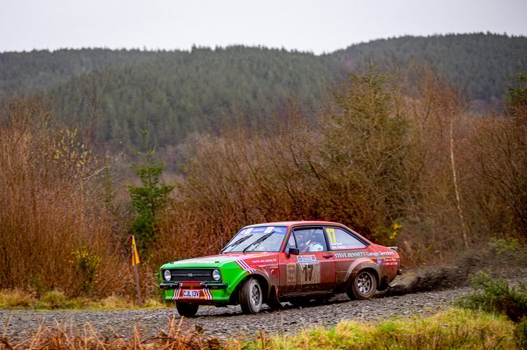Steve Bennett and Osian Owen are heading for the Wyedean Stages