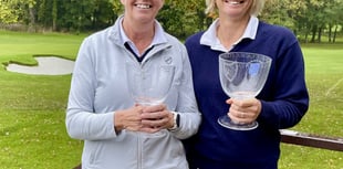 Kerry and Hannah show golf club ladies the way