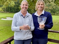 Kerry and Hannah show golf club ladies the way