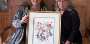 Charity shop painting brings tears to artist’s family