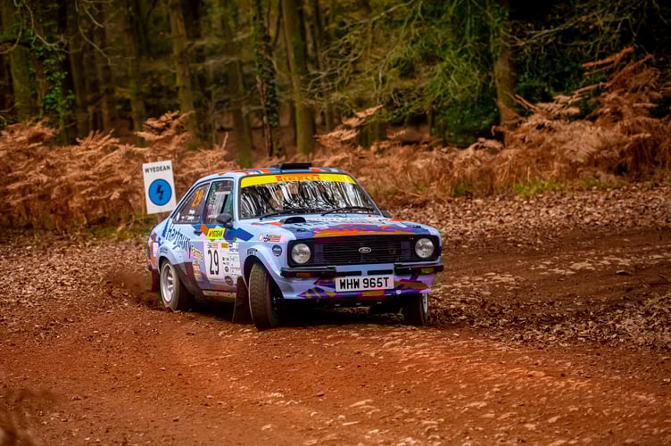 The Hartpury Farms Escort RS1800 of Geoff Phelps and Colin Jenkins. Photo: Paul Mitchell Photography 