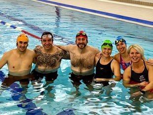 Tri club make big charity splash in the pool