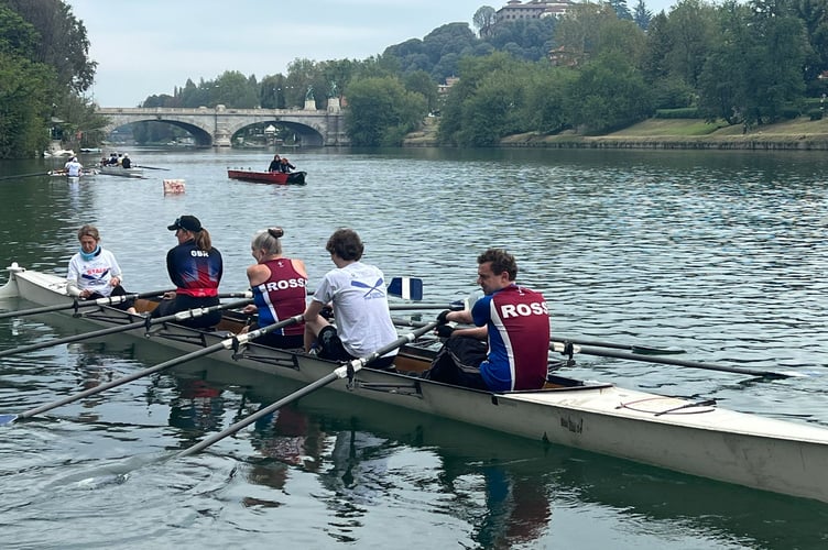 Ross rowers launched out for the second year running in Turin