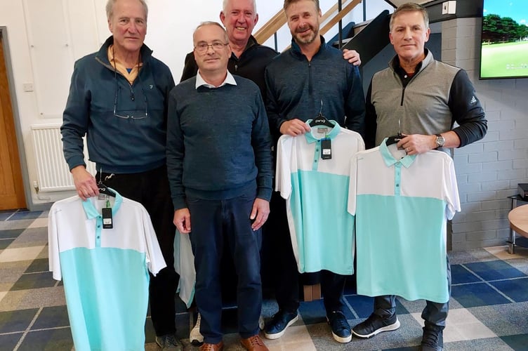 Winners at the Ross Golf Club Captains' charity tournament