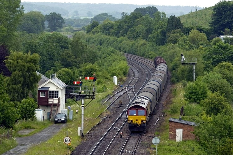 Train at Pontrilas.