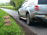 Road to nowhere as pothole problem hits rock bottom