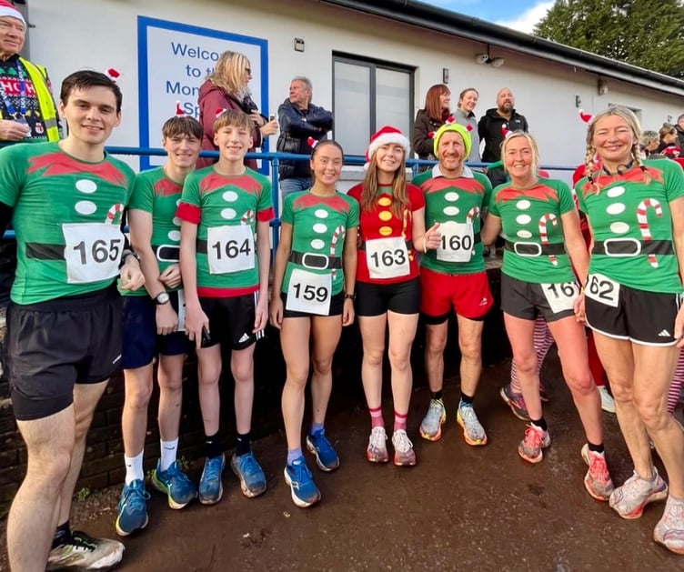 It was yo-ho-go for MonRoss Trailblazers at Monmouth's Santa Fun Run
